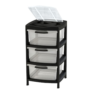 Foto 2 | Organizador Rimax de Plástico Negro 3 Cajones