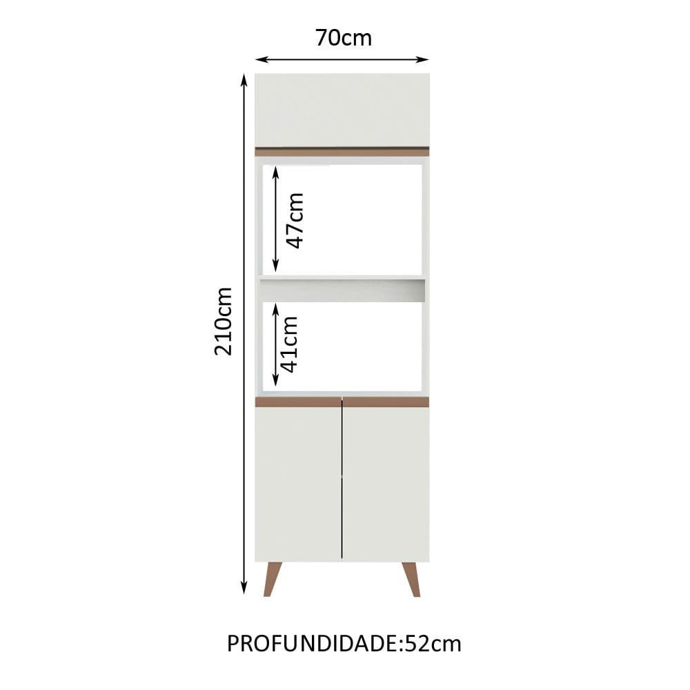 Foto 3 pulgar | Despensero Alacena Multiuso Organizador Madesa 3 Puertas Re