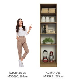 Foto 5 | Despensero Alacena Multiuso Organizador Madesa Con Nichos M