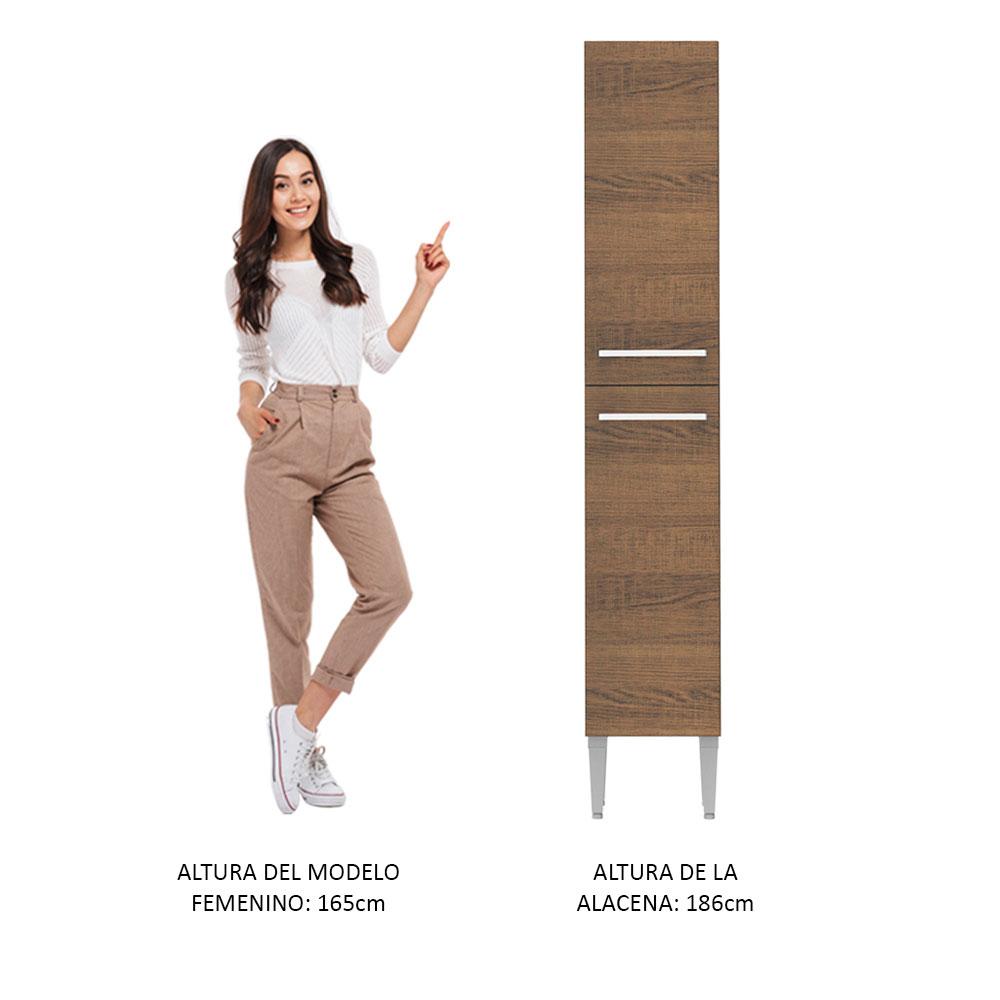 Foto 5 | Alacena Organizador Madesa Café con 2 Puertas
