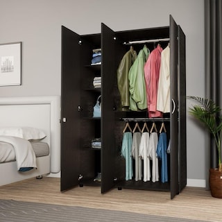 Foto 4 | Ropero Armario Bilbao 120 Maderkit Color Wengue