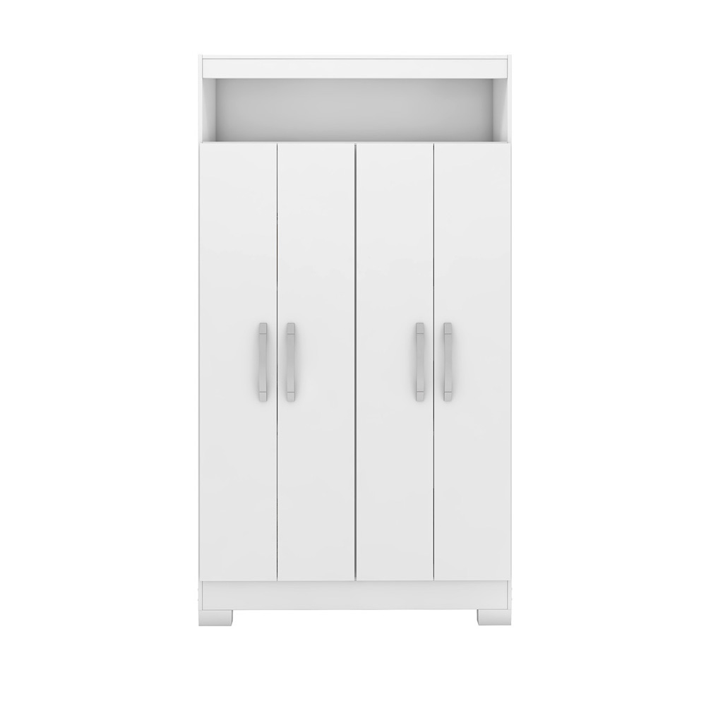 Foto 1 | Armario Skal 4 Puertas Blanco/rosa