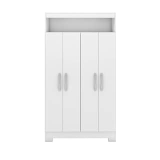 Foto 1 | Armario Skal 4 Puertas Blanco/rosa