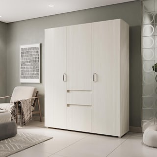 Foto 3 | Ropero Maderkit Mary 160cm Blanco