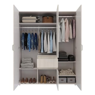 Foto 6 | Ropero Maderkit Mary 160cm Blanco