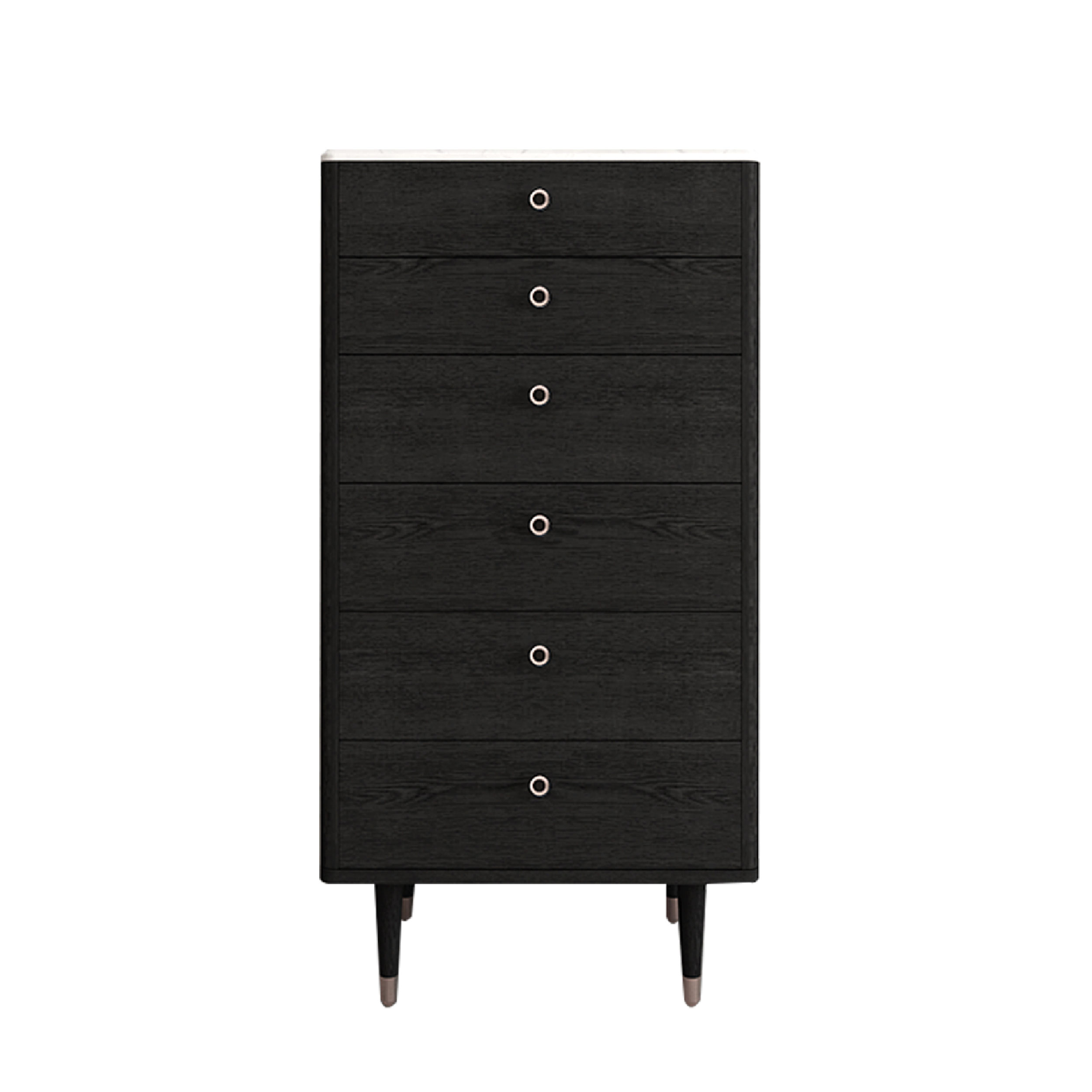 Cajonera Iliosinnova Praga 6 color Negro 6 Gavetas