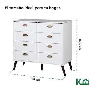 Foto 5 | Cómoda Multiusos KingsHouse 8 Cajones Recámara