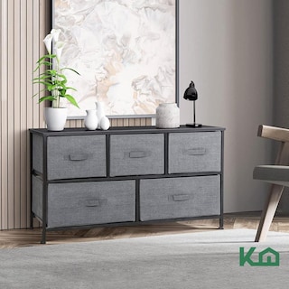 Foto 8 | Cómoda Cajonera KingsHouse 5 Cajones Gris