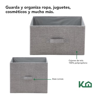 Foto 3 | Cajonera 5 Cajones KingsHouse Mueble Organizador De Tela