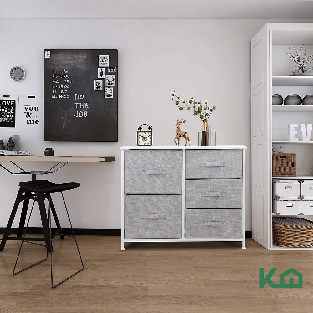 Foto 9 pulgar | Cajonera 5 Cajones KingsHouse Mueble Organizador De Tela