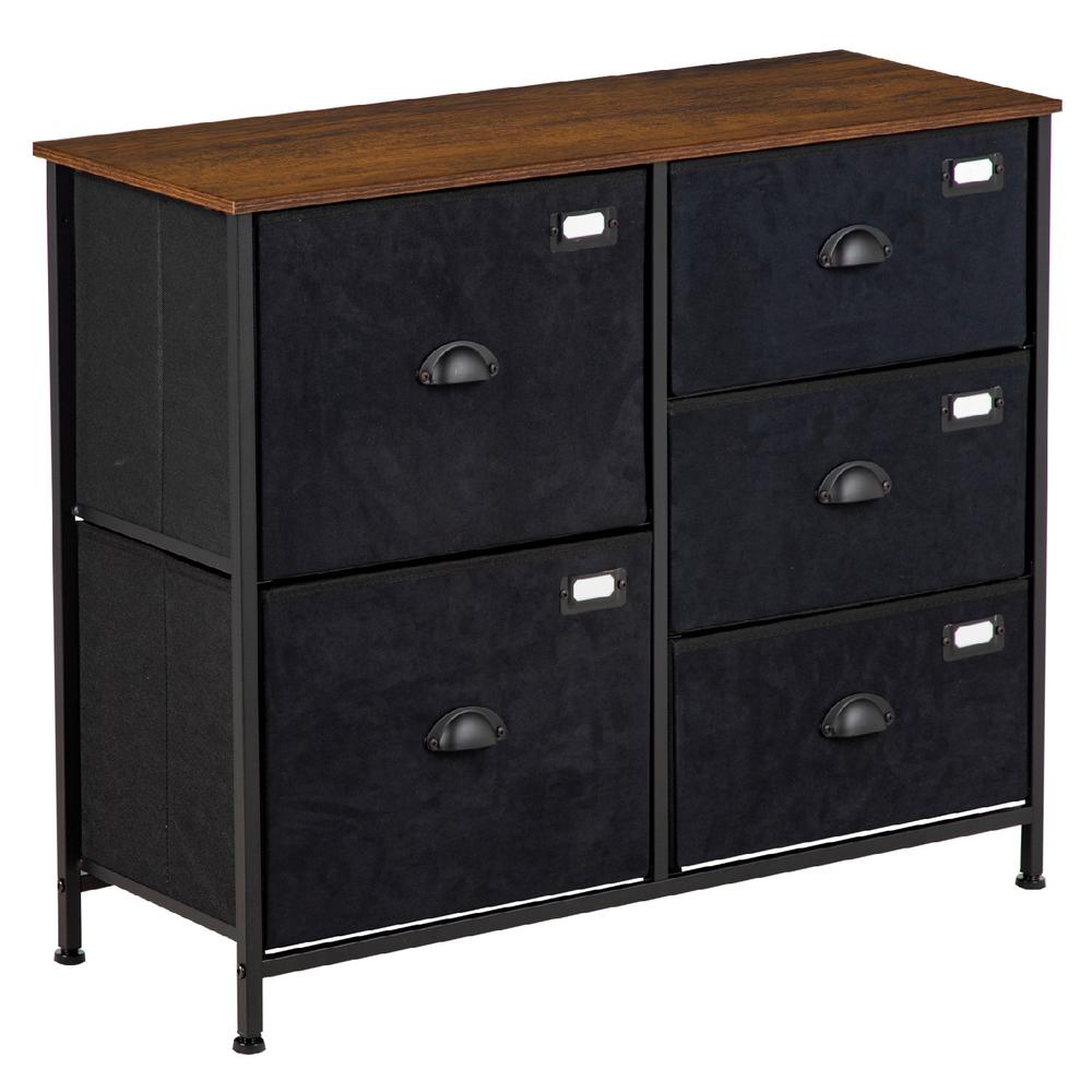 Foto 2 pulgar | Cajonera KingsHouse KINGCHEST5W-1 color Negro 5 Cajones