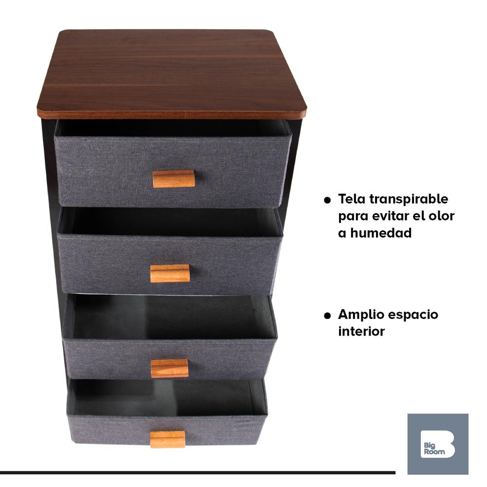 Foto 7 pulgar | Cajonera Big Room Multicolor HJCJ4D000002 4 Cajones de Tela