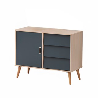 Foto 3 | Cómoda Cajonera 1 Puerta 3 Cajones Bossa Lyxo para Recámara
