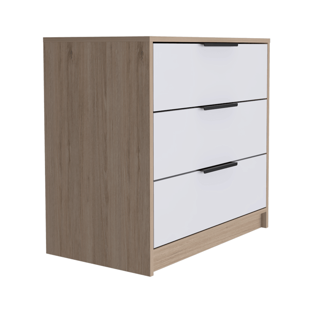 Foto 4 pulgar | Cómoda Organizador Wesley, Beige Y Blanco, Con Tres Cajones Organizadores.