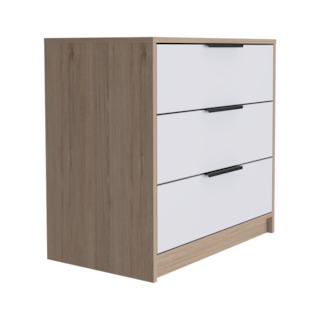 Foto 3 | Cómoda Organizador Wesley, Beige Y Blanco, Con Tres Cajones Organizadores.