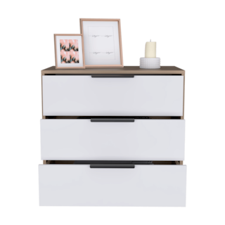 Foto 6 | Cómoda Organizador Wesley, Beige Y Blanco, Con Tres Cajones Organizadores.