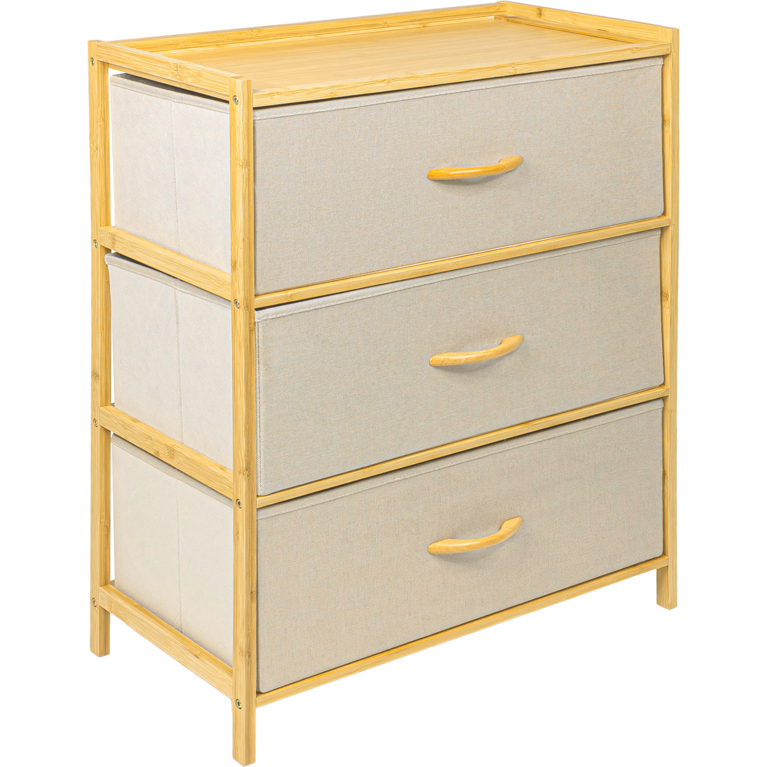 Foto 2 pulgar | Cómoda Cajonera Mueble Bambú Organizador 3 Cajones Eco