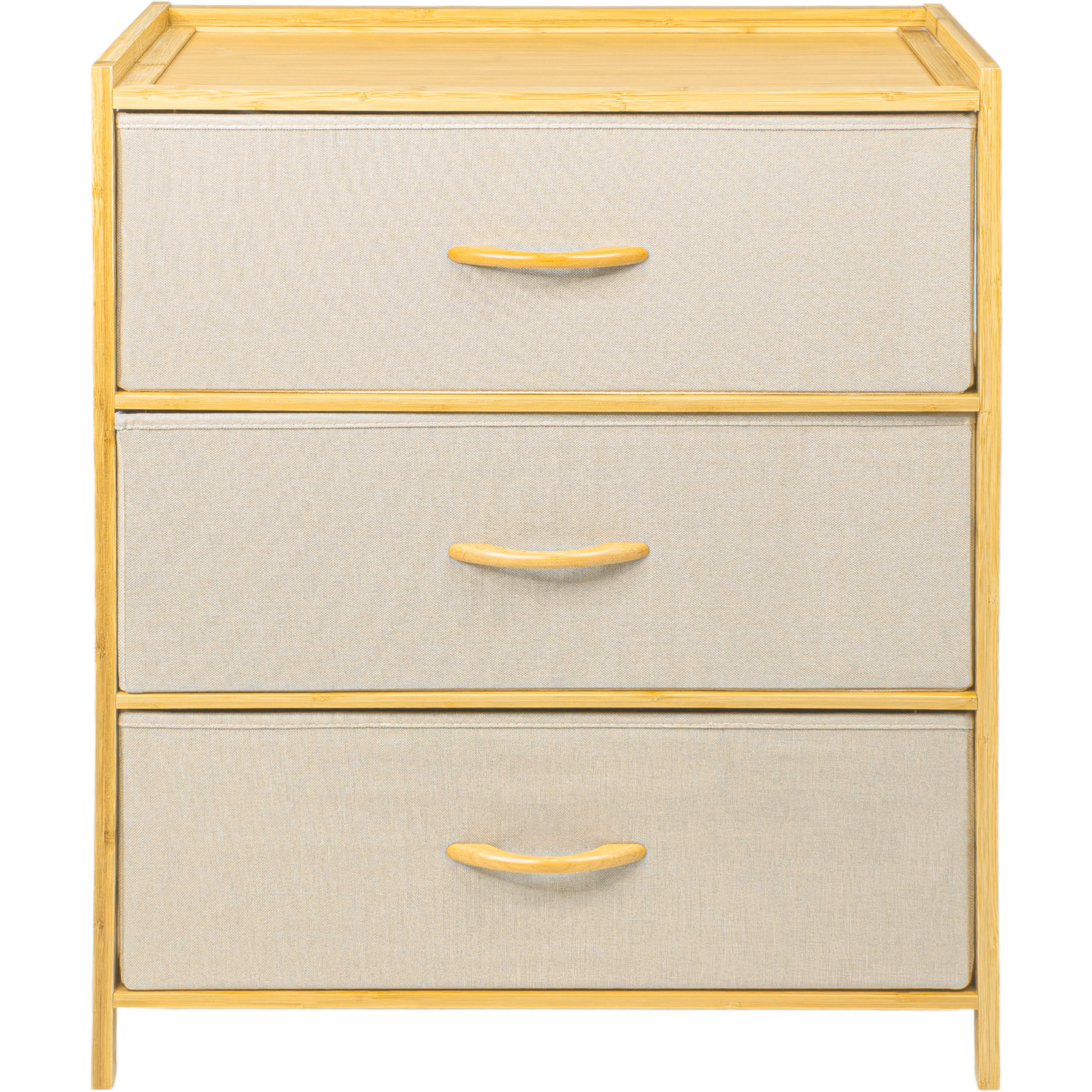 Foto 3 pulgar | Cómoda Cajonera Mueble Bambú Organizador 3 Cajones Eco