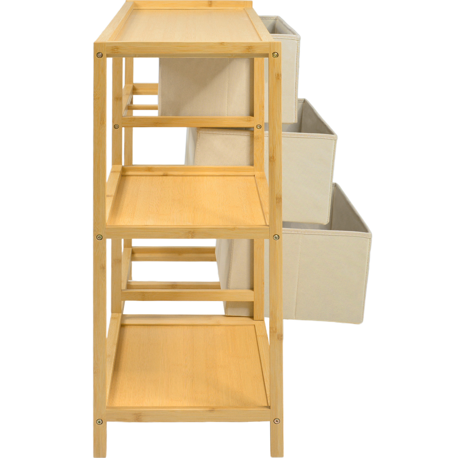 Foto 2 | Cómoda Cajonera Rack & Pack 3 Cajones Estantes