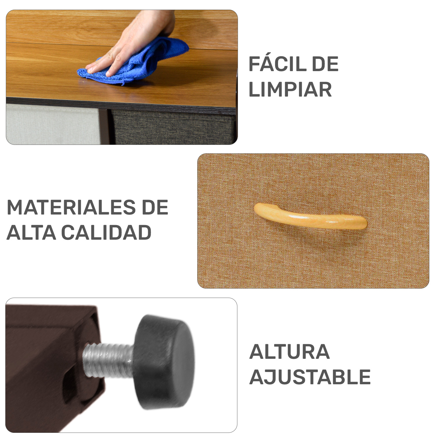 Foto 5 pulgar | Cómoda Rack & Pack Multicolor Metal con 7 Cajoneras Tela