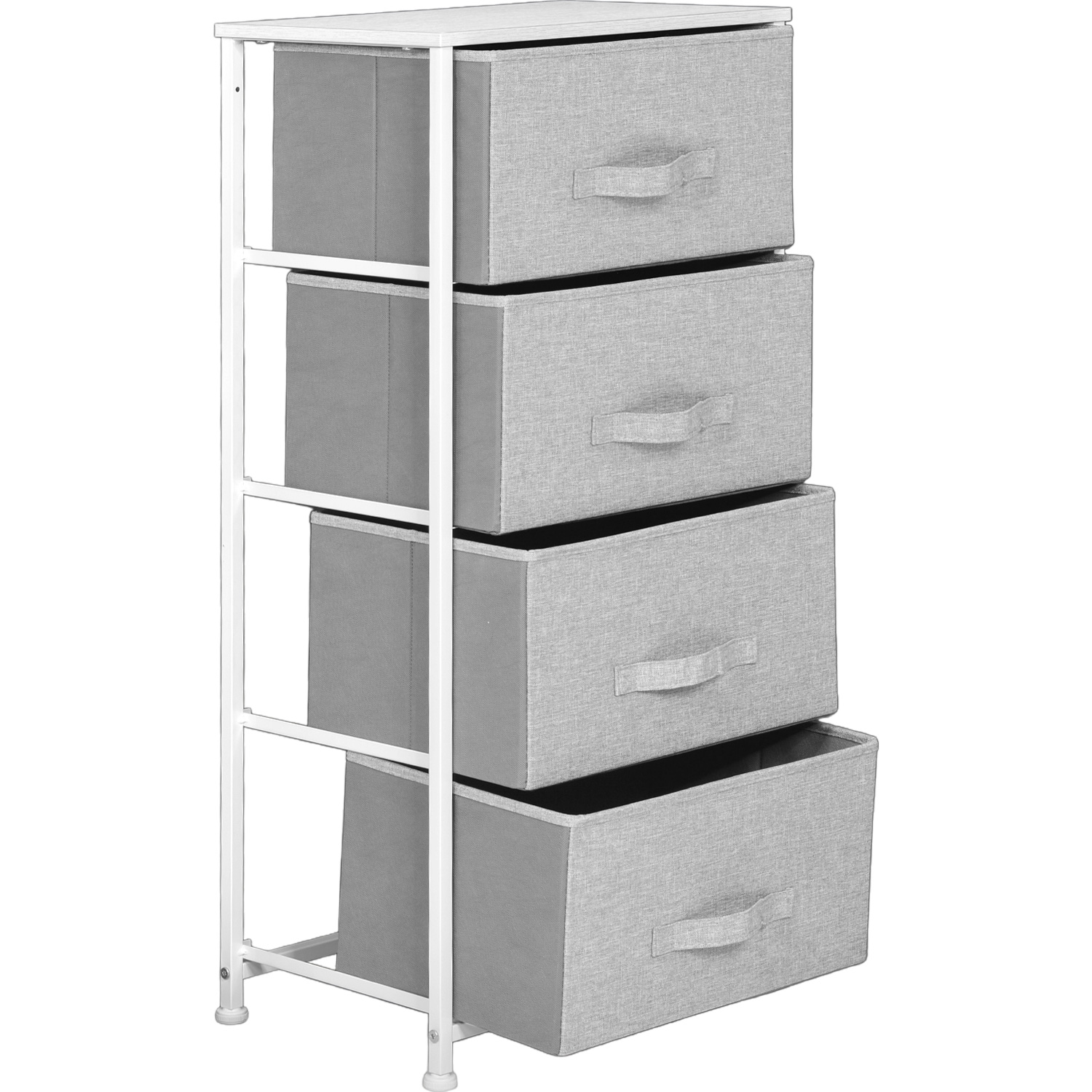 Foto 4 pulgar | Buró Organizador Rack & Pack 4 Cajones Gris