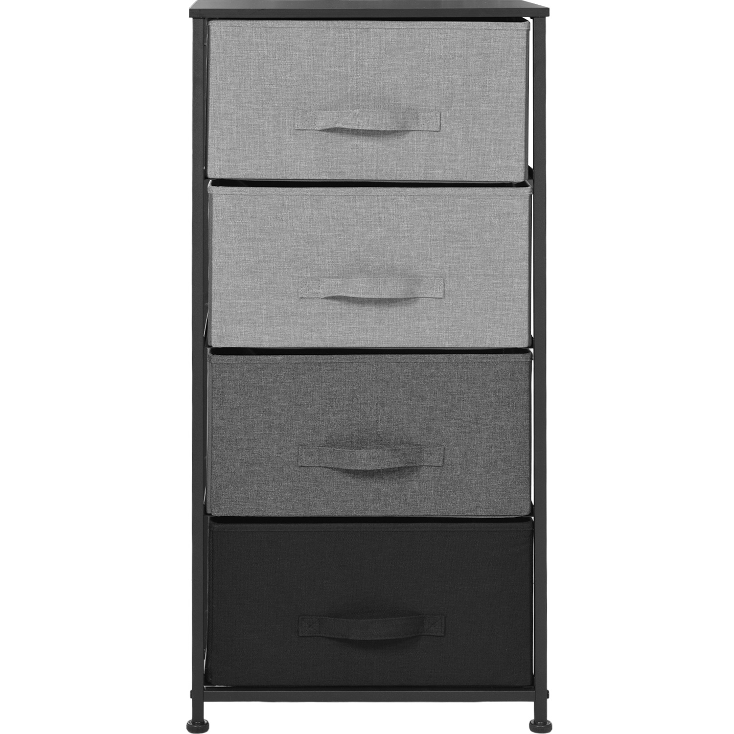 Foto 3 pulgar | Buró Organizador Rack & Pack 4 Cajones Negro