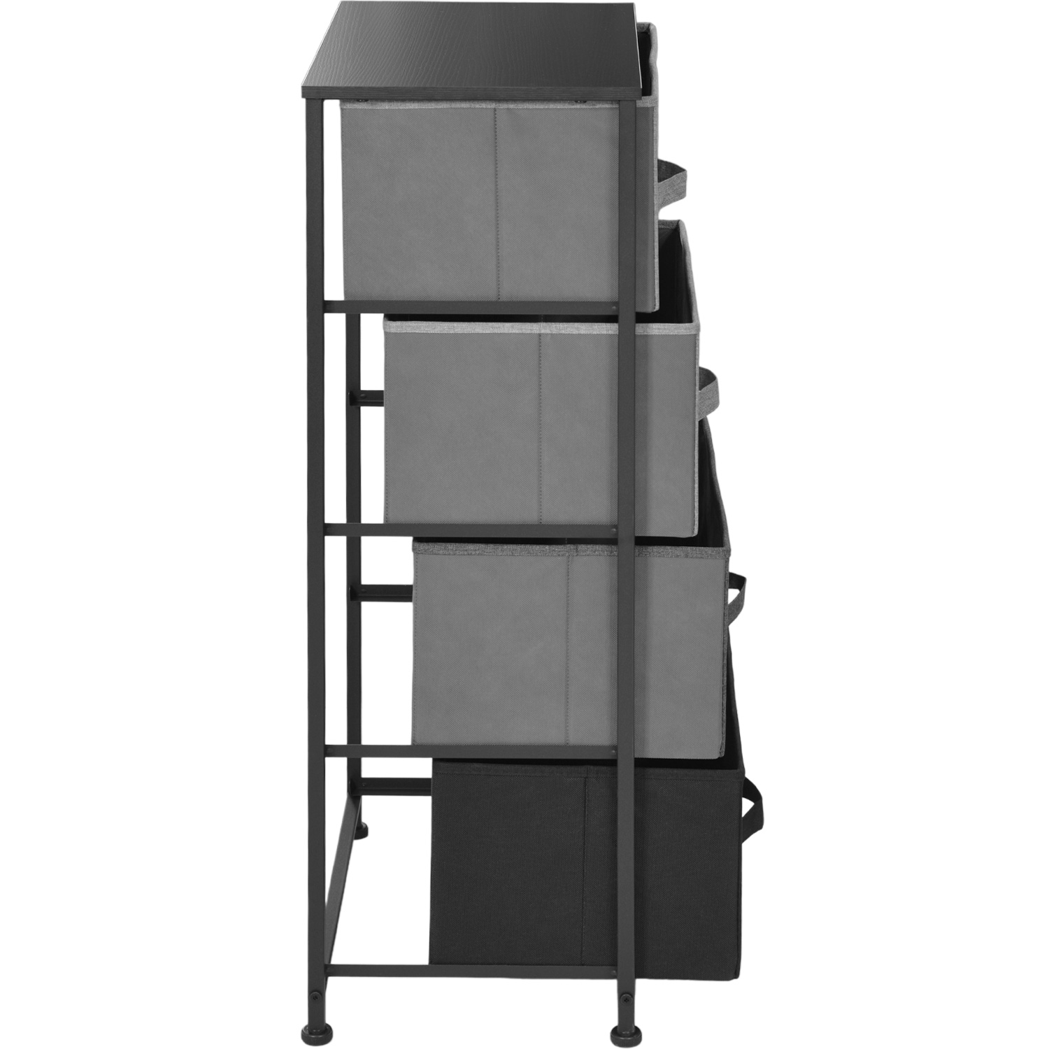 Foto 5 pulgar | Buró Organizador Rack & Pack 4 Cajones Negro