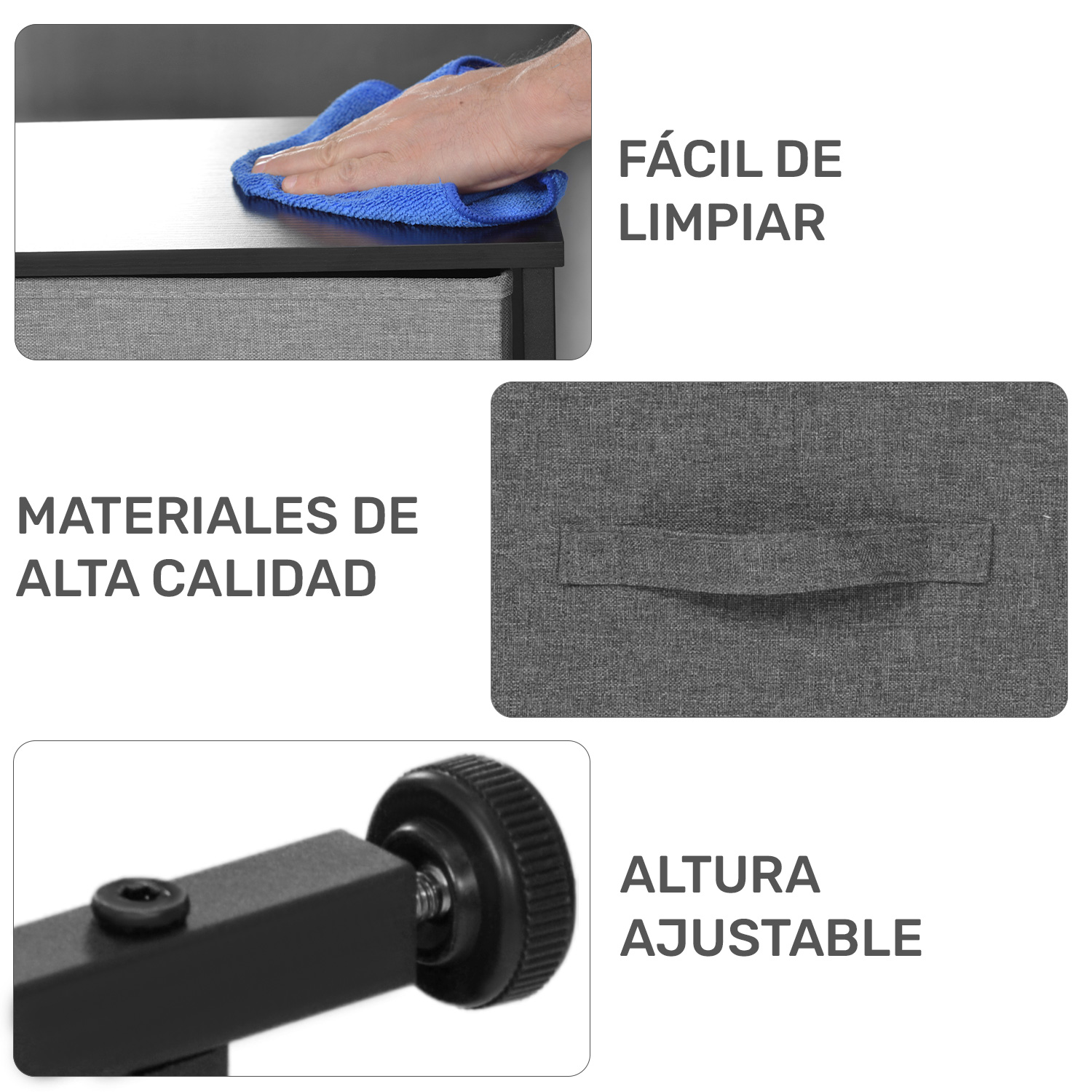 Foto 6 pulgar | Buró Organizador Rack & Pack 4 Cajones Negro