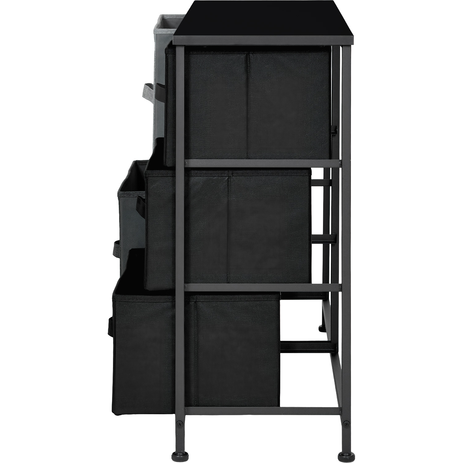 Foto 4 pulgar | Mueble Organizador 5 Cajones Tela Moderno Negro