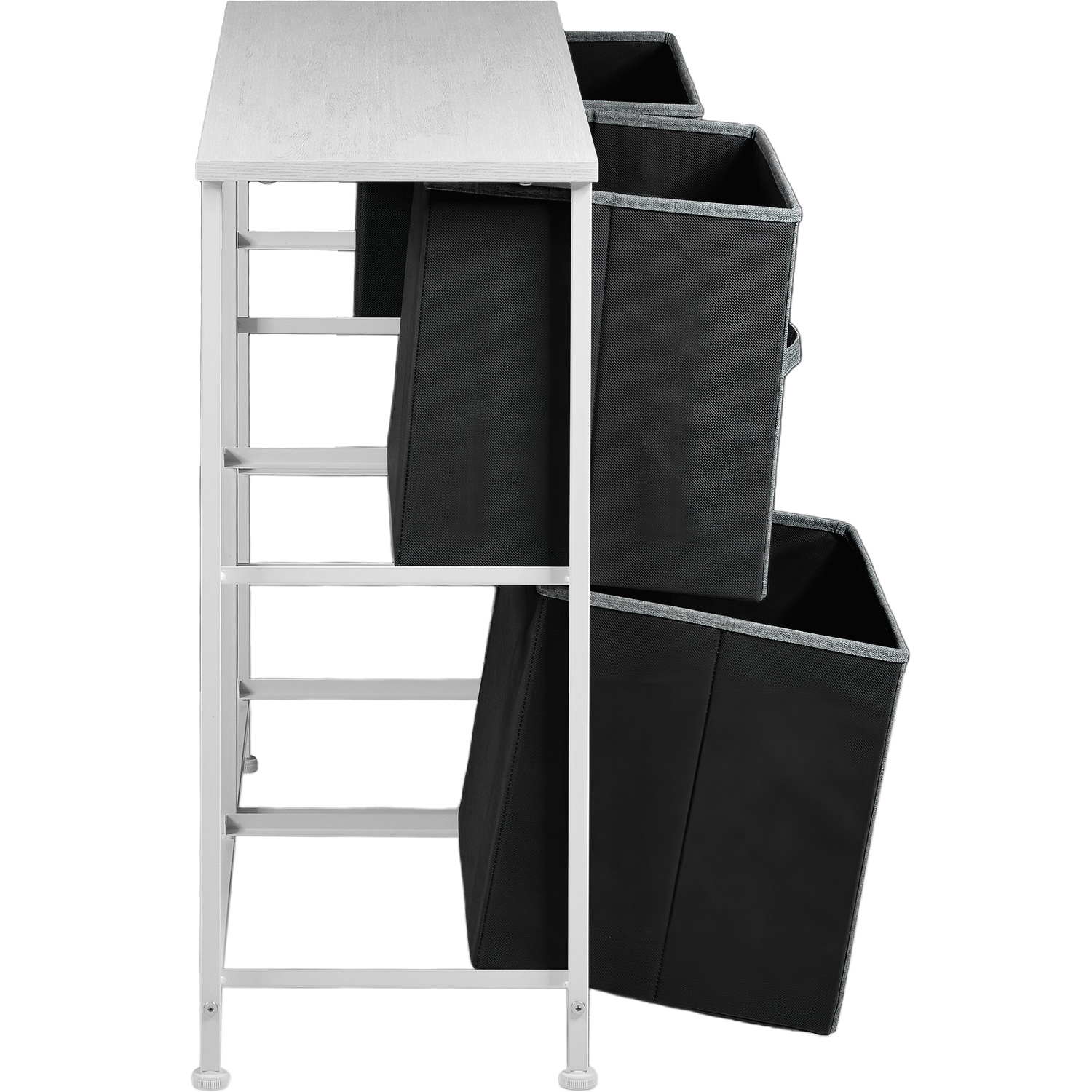 Foto 4 pulgar | Mueble Organizador 5 Cajones de Tela Moderno Gris