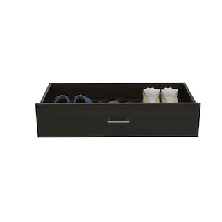 Foto 4 | Cajonera Baja Alba 85 color Wengue con Ruedas