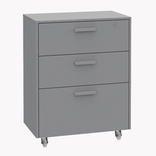 Foto 4 | Cajonera Básica Piki Gris 3 Cajones