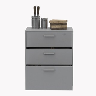 Foto 5 | Cajonera Básica Piki Gris 3 Cajones