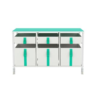 Foto 1 | Cajonera Ilios Innova Caj6 Gris con Verde