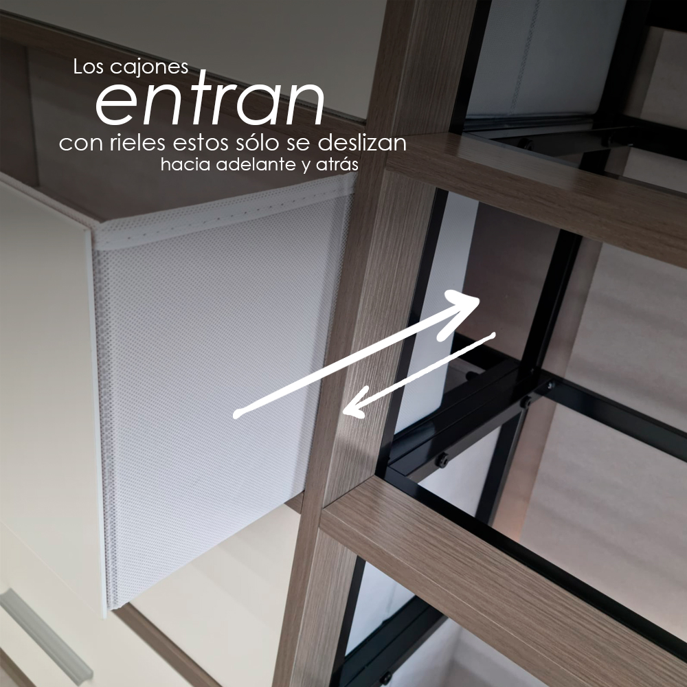 Foto 6 | Cajonera Ilios Innova Caj8 Marrón