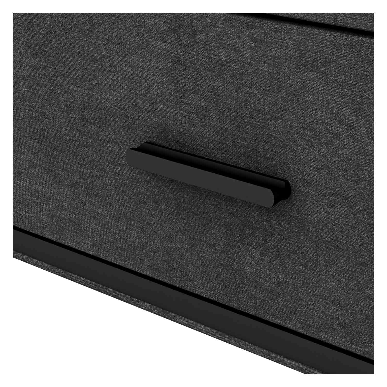 Foto 6 pulgar | Comoda Mueble Cajonera Buro 6 Cajones Tela Tejido Recamara Negro