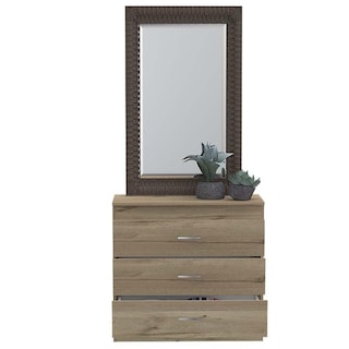 Foto 5 | Cómoda Organizador Conor, Beige Y Blanco, Con Tres Cajones X2