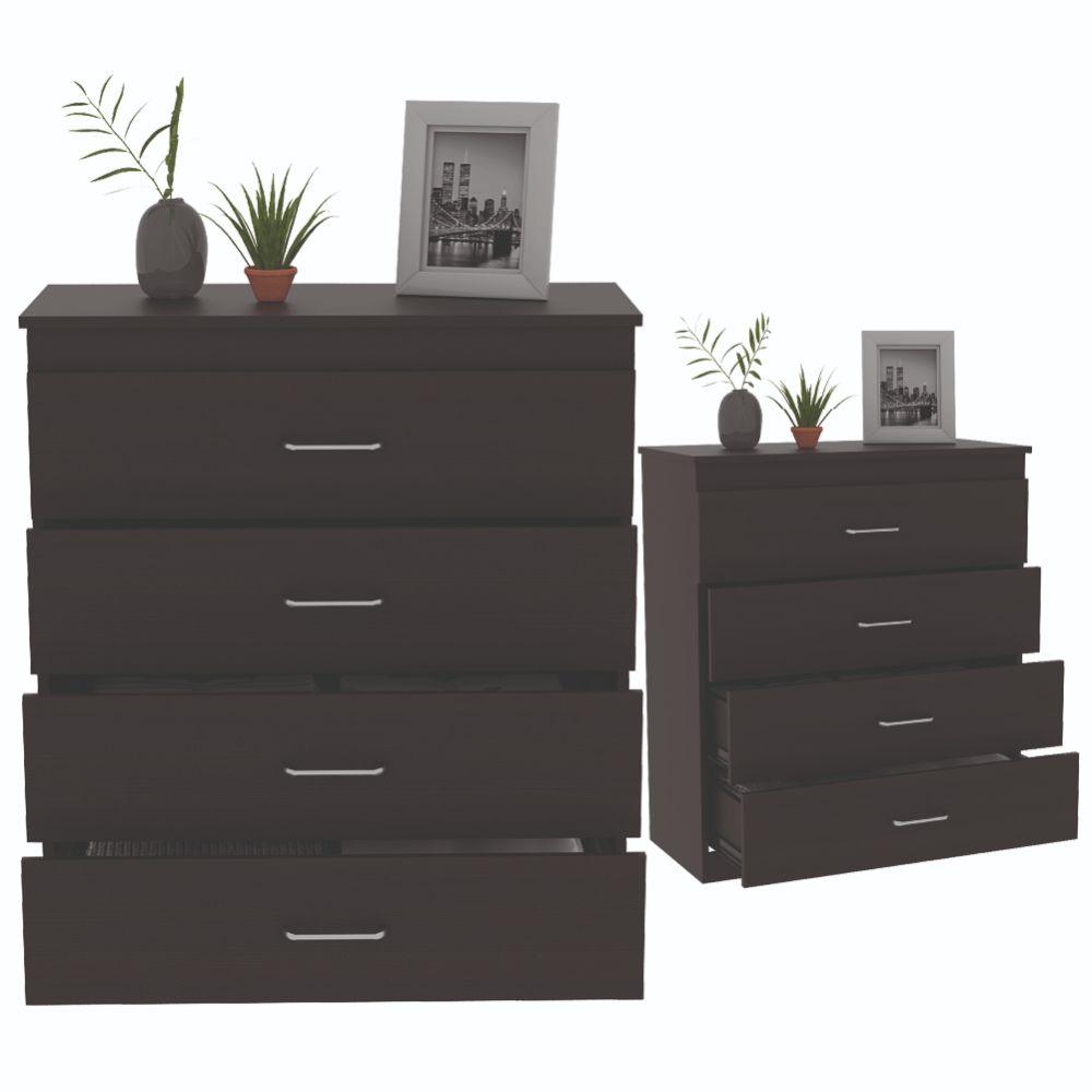 Foto 1 | Cómoda Organizador Marino, Wengue, Con Cuatro Cajones X2