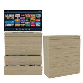 Foto 1 | Cómoda Organizador Marino Beige y Blanco X2 Virtual Muebles
