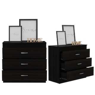 Foto 1 | Cómoda Organizador conor Wengue con Tres Cajones X2 Virtual Muebles
