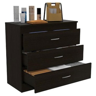 Foto 3 | Cómoda Organizador conor Wengue con Tres Cajones X2 Virtual Muebles