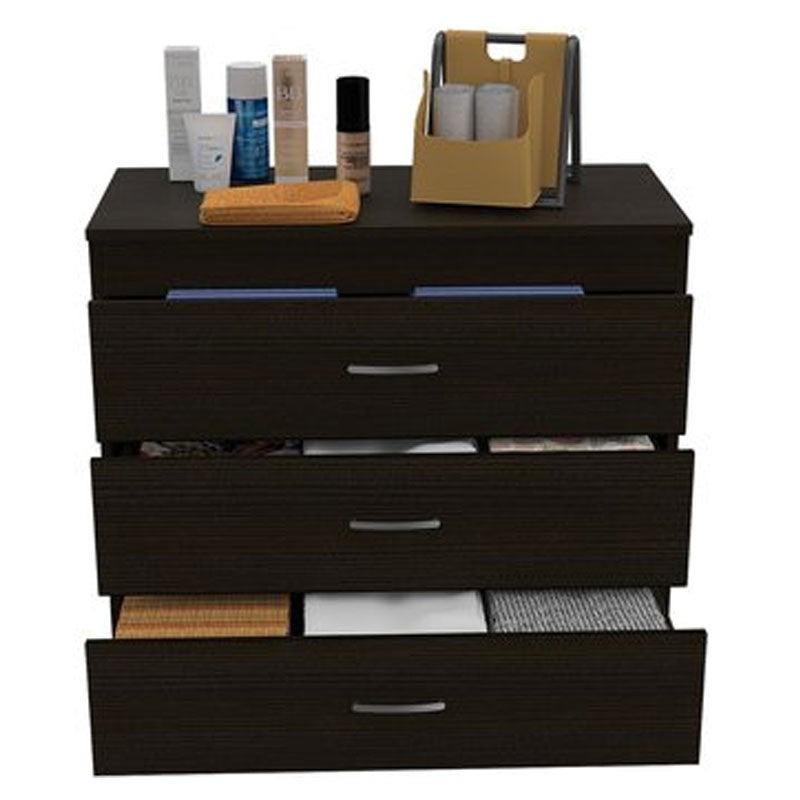 Foto 5 pulgar | Cómoda Organizador conor Wengue con Tres Cajones X2 Virtual Muebles