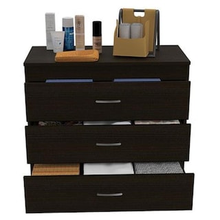 Foto 4 | Cómoda Organizador conor Wengue con Tres Cajones X2 Virtual Muebles