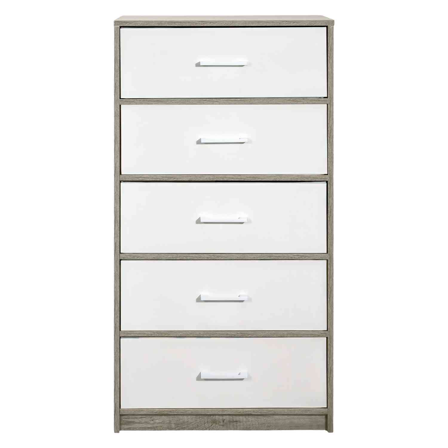 Foto 4 pulgar | Mueble Comoda Cajonera 5 Cajones Tela Estructura Acero Mdf