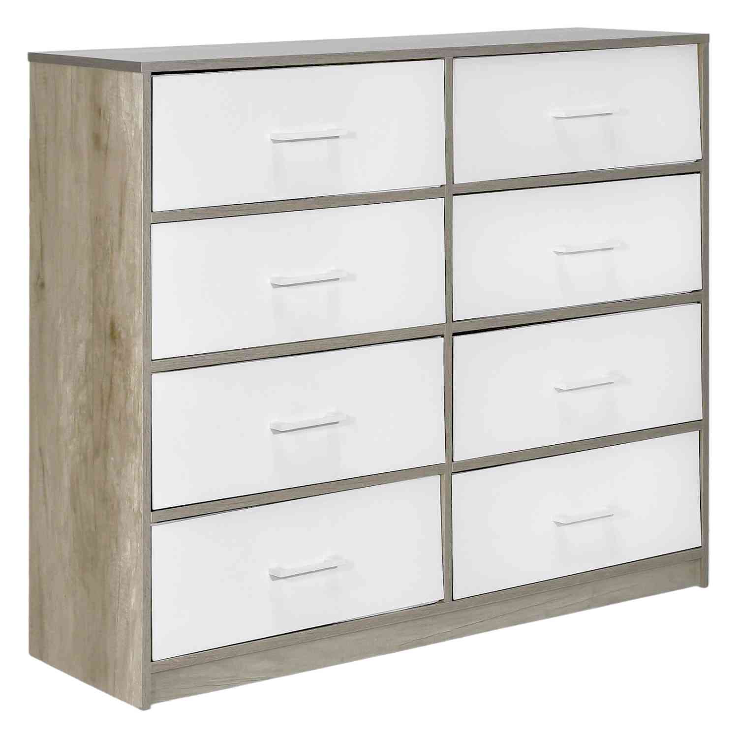 Mueble Comoda Cajonera 8 Cajones Tela Estructura Acero Mdf