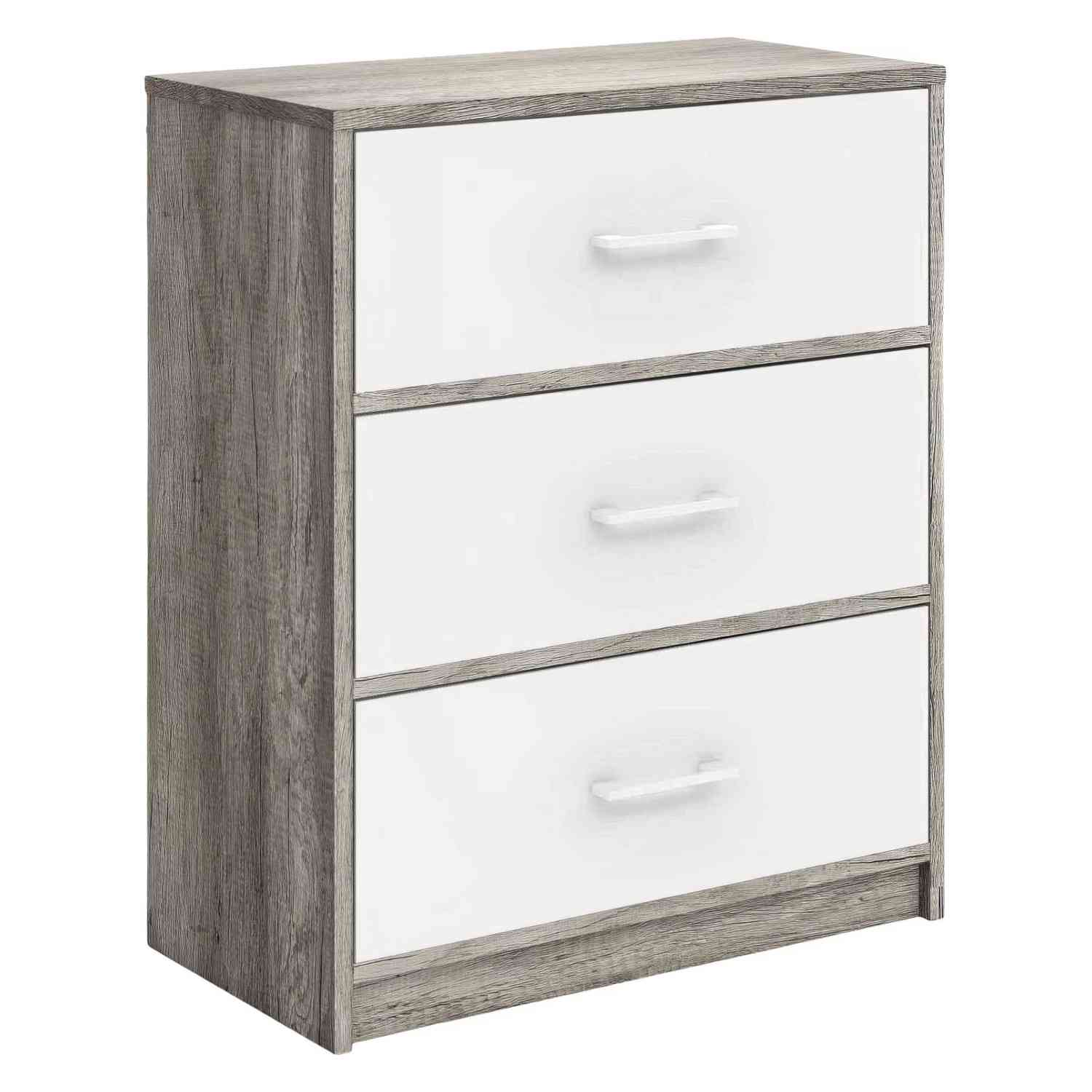 Foto 1 | Mueble Comoda Cajonera 3 Cajones Tela Estructura Acero Mdf