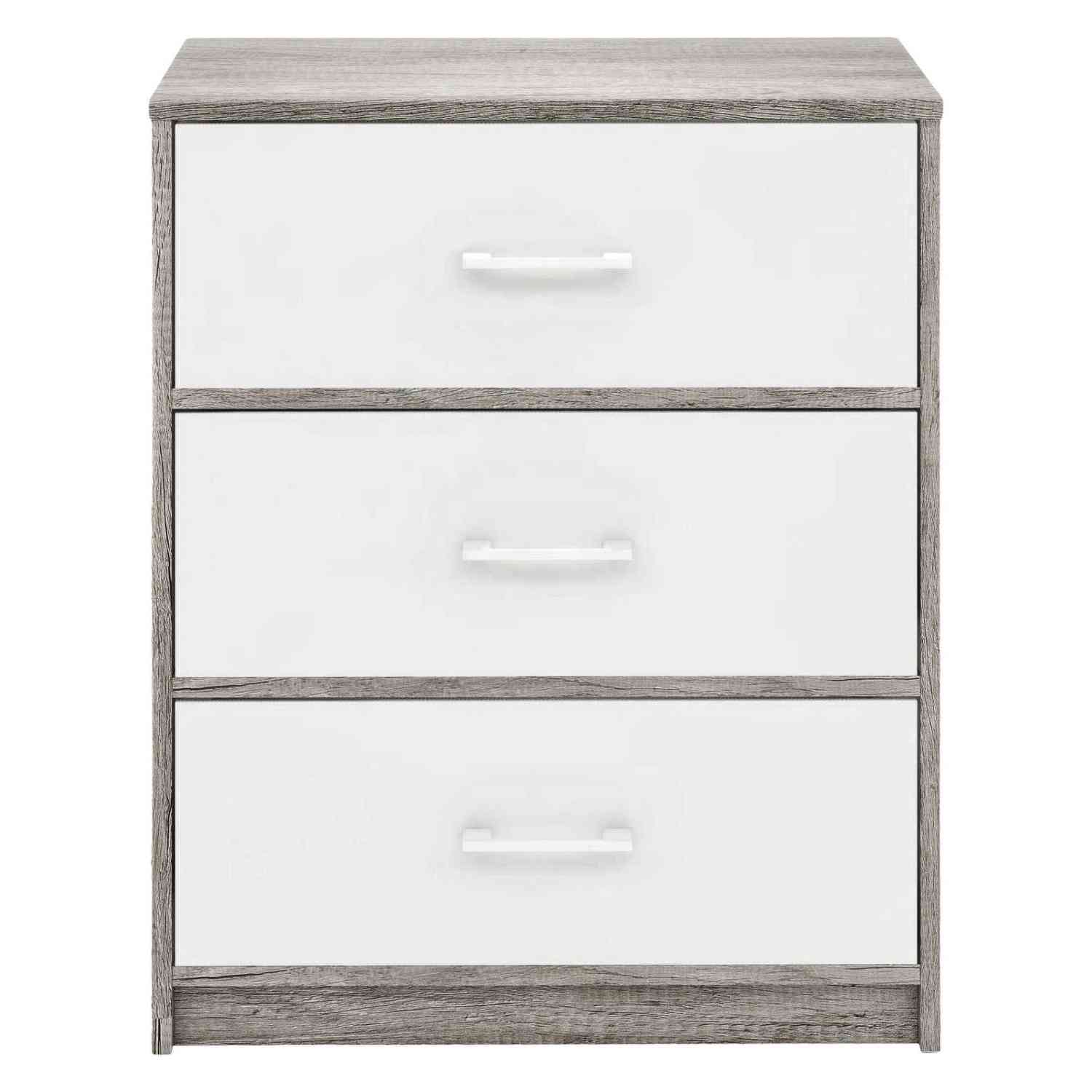 Foto 3 pulgar | Mueble Comoda Cajonera 3 Cajones Tela Estructura Acero Mdf