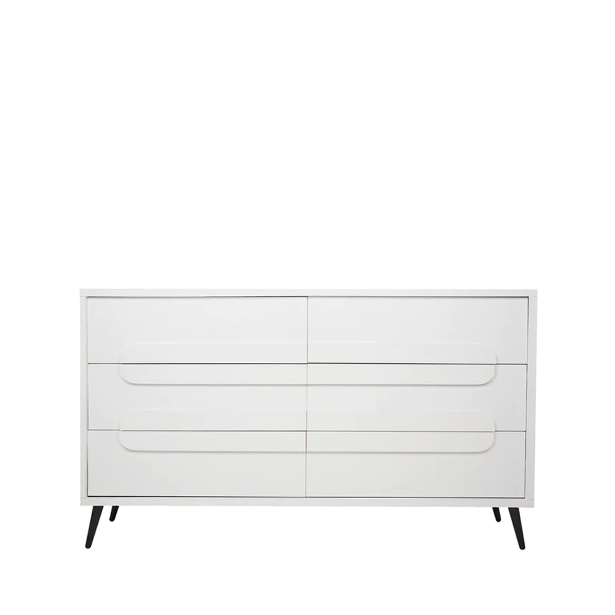 Comoda Alterego de Madera Industrial Blanco