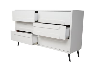 Foto 3 | Comoda Alterego de Madera Industrial Blanco