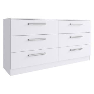 Foto 1 | Cómoda Madesa Laura Con 6 Cajones Para Dormitorio Blanco